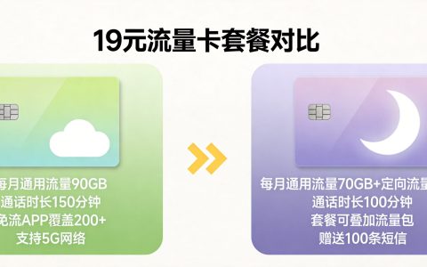 19元流量卡套餐推荐：2026年高性价比之选