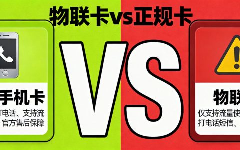 物联卡和正规手机卡的区别，一文说清楚2026