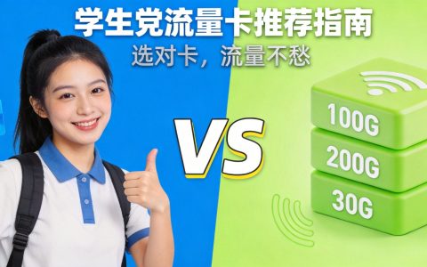 学生党流量卡推荐指南：2026年最划算的学生套餐