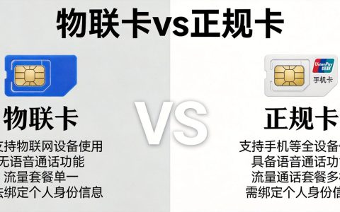 物联卡与手机卡