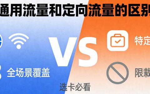 通用流量和定向流量的区别，一文读懂2026流量配置