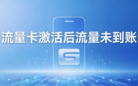 流量卡激活后流量迟迟未到账？5大原因及解决方案