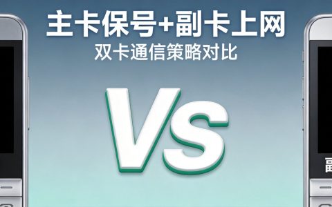 主卡保号+副卡上网：双卡双待最优策略详解（2026版）