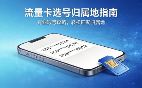 流量卡选号和归属地选择指南：靓号/生日号/归属地全解析（2026版）