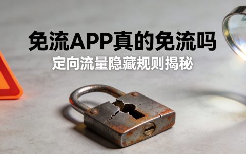免流APP真的免流吗？定向流量免流隐藏规则深度揭秘