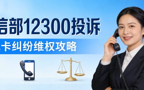 工信部12300投诉全流程：手机卡纠纷怎么维权？2026年最新攻略