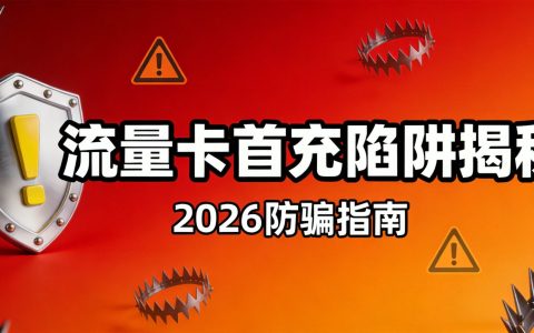 流量卡首充陷阱揭秘（2026防骗指南）- 号卡驿站