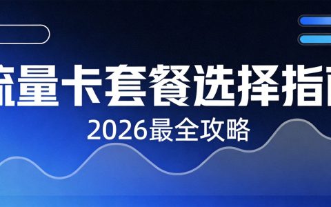 流量卡套餐选择指南（2026最全攻略）- 号卡驿站