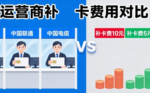三大运营商补卡费用对比：谁最划算？2026年最新数据