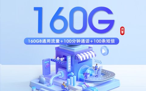 移动飞春卡【19元160G+100分钟】仅发合肥