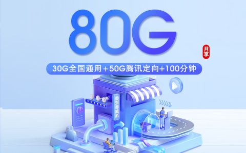 福建联通专享卡【59元80G+100分钟】仅发福州/厦门/泉州