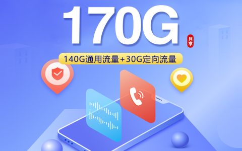 联通飞语卡【32元170G】