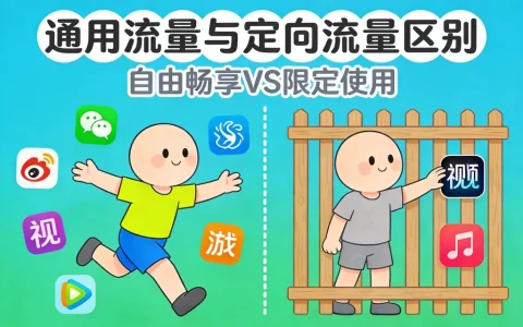 通用流量和定向流量的区别：别再被200G大流量忽悠了