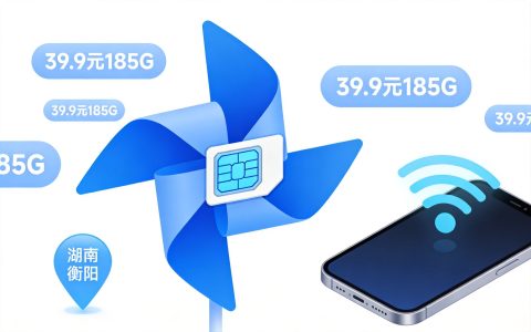 【已下架】移动风车卡39.9元185G+200分钟【只发湖南衡阳】