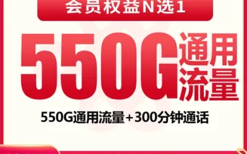【已下架】联通水莲卡30元550G+300分钟【发全国】