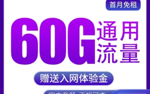 广电奔浙卡39元60G【只发浙江】
