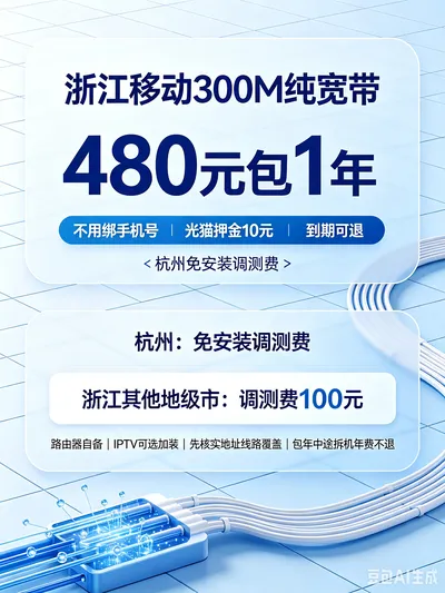 浙江移动300M