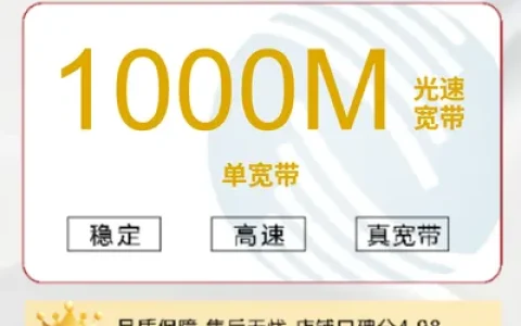 成都广电单宽带1000M600元包年