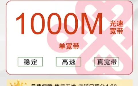 上海联通单宽1000M1200包年