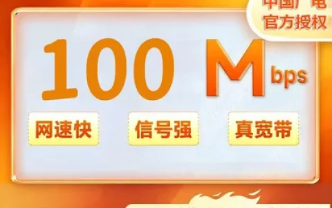 重庆广电100M一年120元