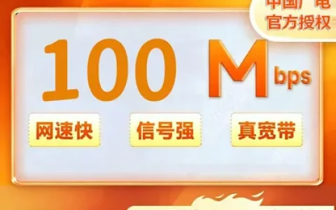 重庆广电100M两年240元