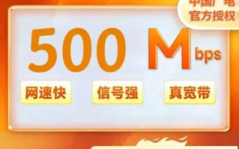 重庆广电500M两年600元