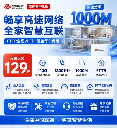 东营联通129元FTTR