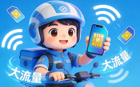外卖骑手用什么流量卡？大流量低延迟套餐推荐