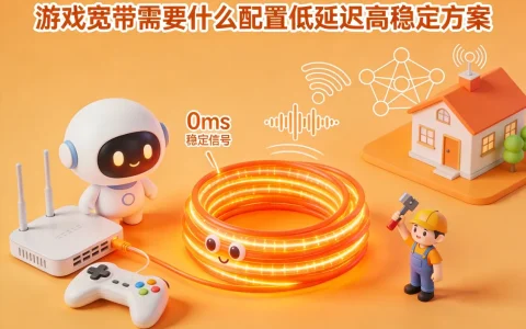 游戏宽带需要什么配置？低延迟高稳定方案