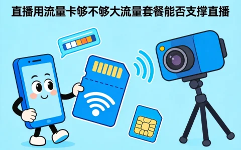 直播用流量卡够不够？大流量套餐能否支撑直播