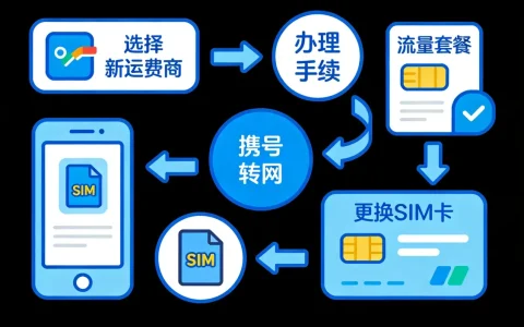 流量卡携号转网流程：转到另一家运营商怎么做