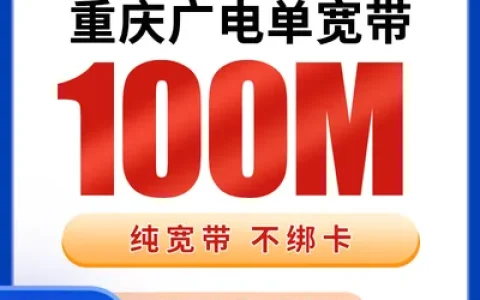 重庆广电单宽带240元包2年100M【只发重庆】
