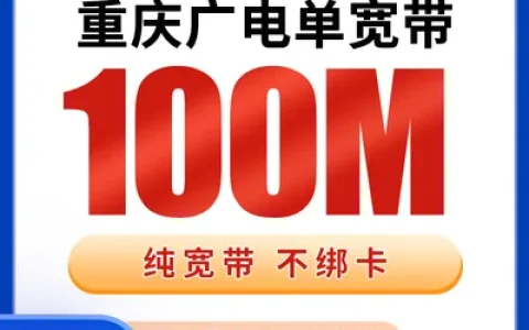 重庆广电单宽带360元包3年100M【只发重庆】