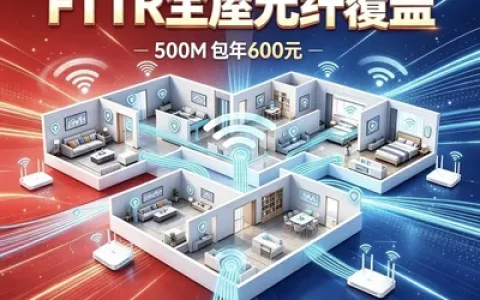 河南郑州单宽联通包年600元500M一年宽带+FTTR全屋光纤WiFi